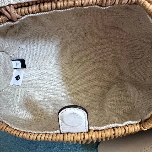 Kate Spade Wicker Tiny Elephant Crossbody Novelty Bag Collectible Preppy - Picture 13 of 16